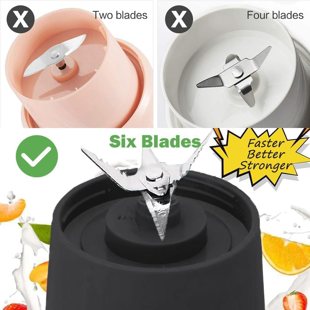 Portable Blender, 380Ml/13Oz USB Rechargeable Mini Blender