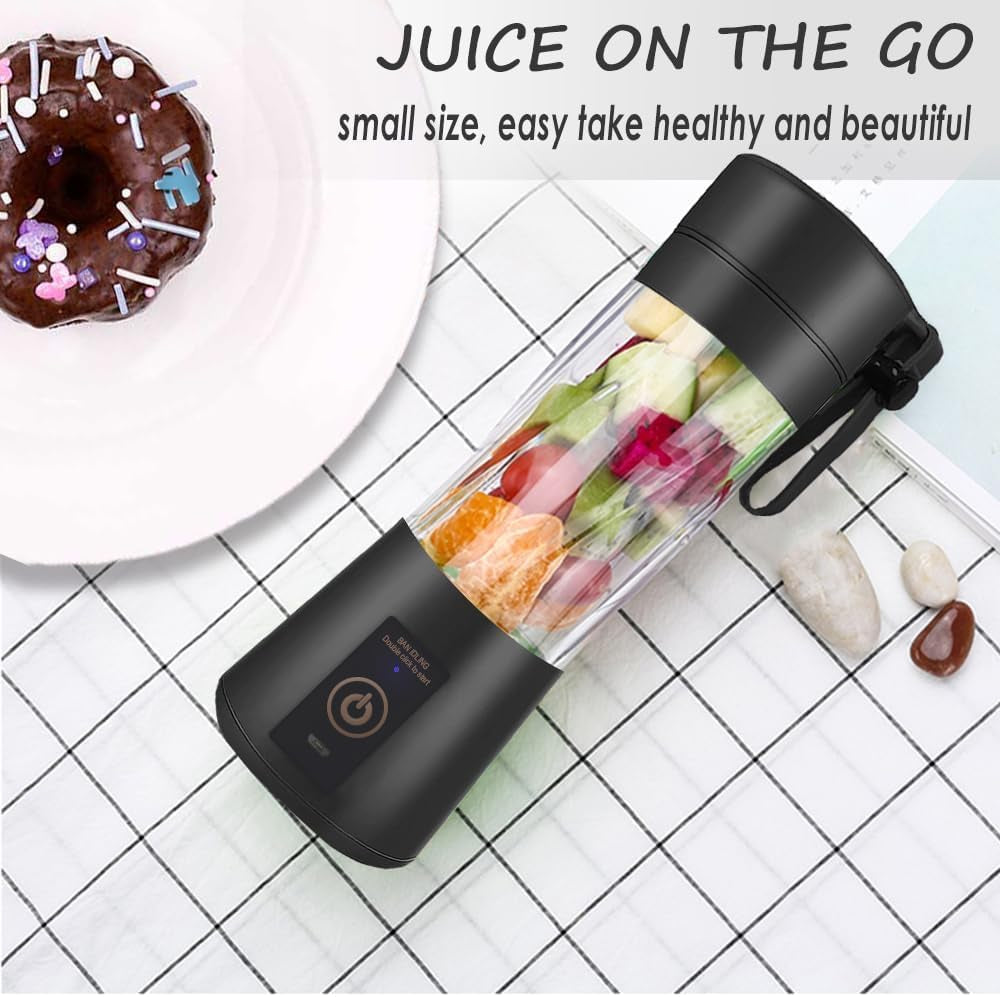 Portable Blender, 380Ml/13Oz USB Rechargeable Mini Blender