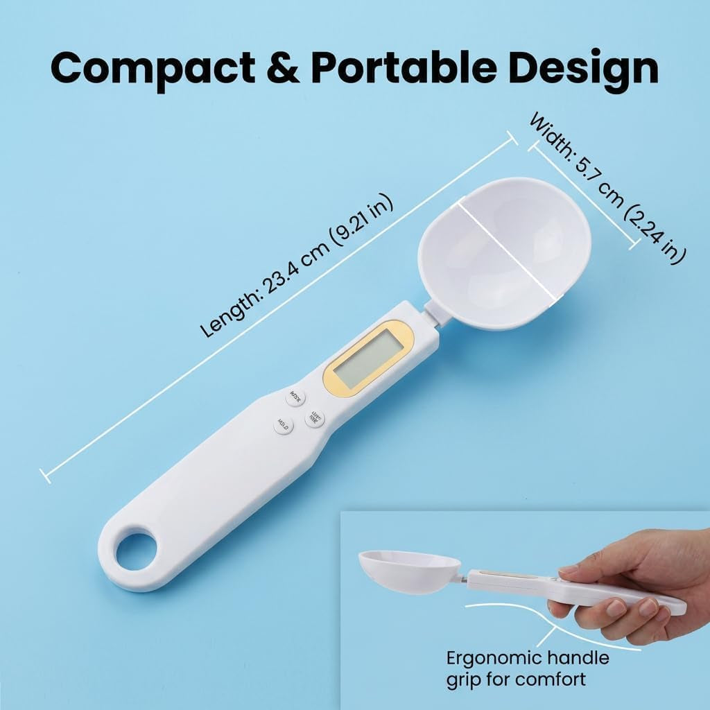 Digital Measuring Spoon, 500G/0.1G High Precision Spoon Scale