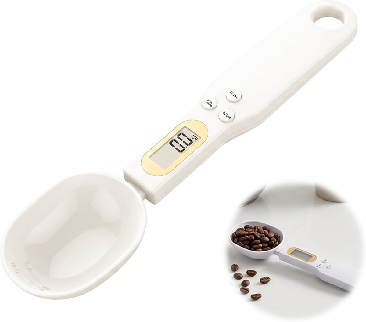 Digital Measuring Spoon, 500G/0.1G High Precision Spoon Scale